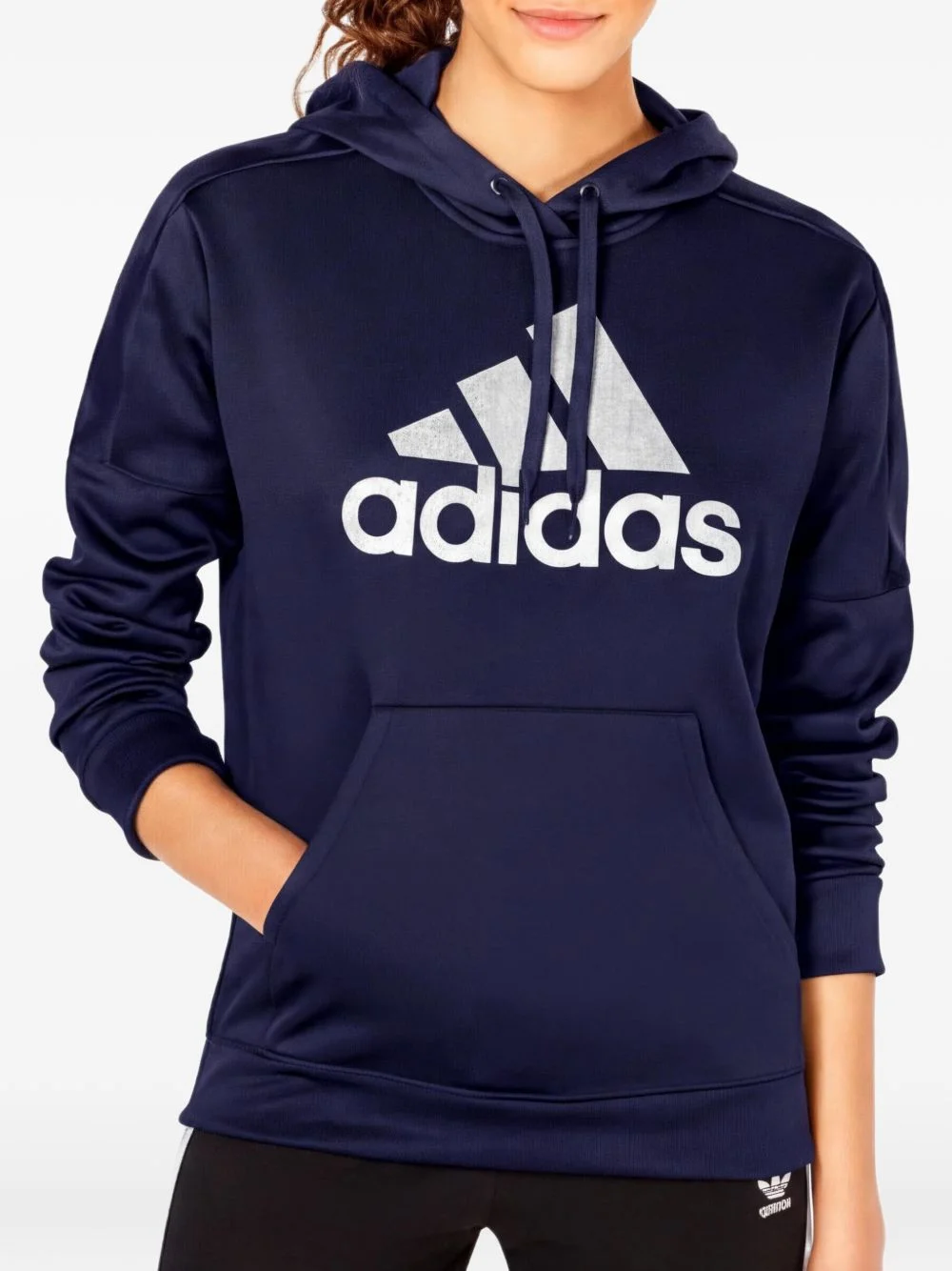 logo-print hoodie - 1