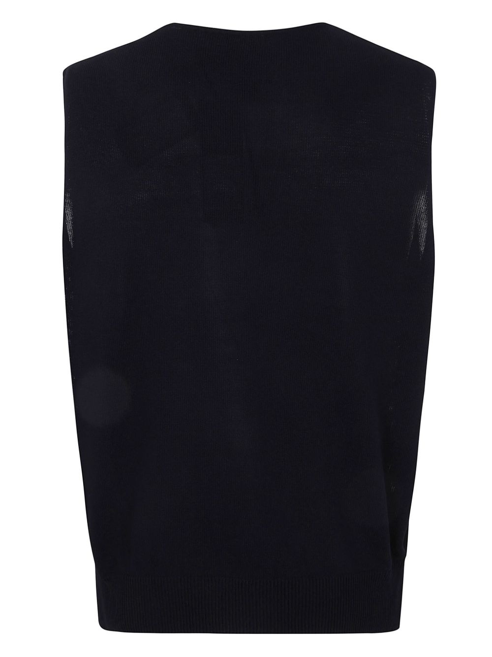 logo-embroidered vest - 2