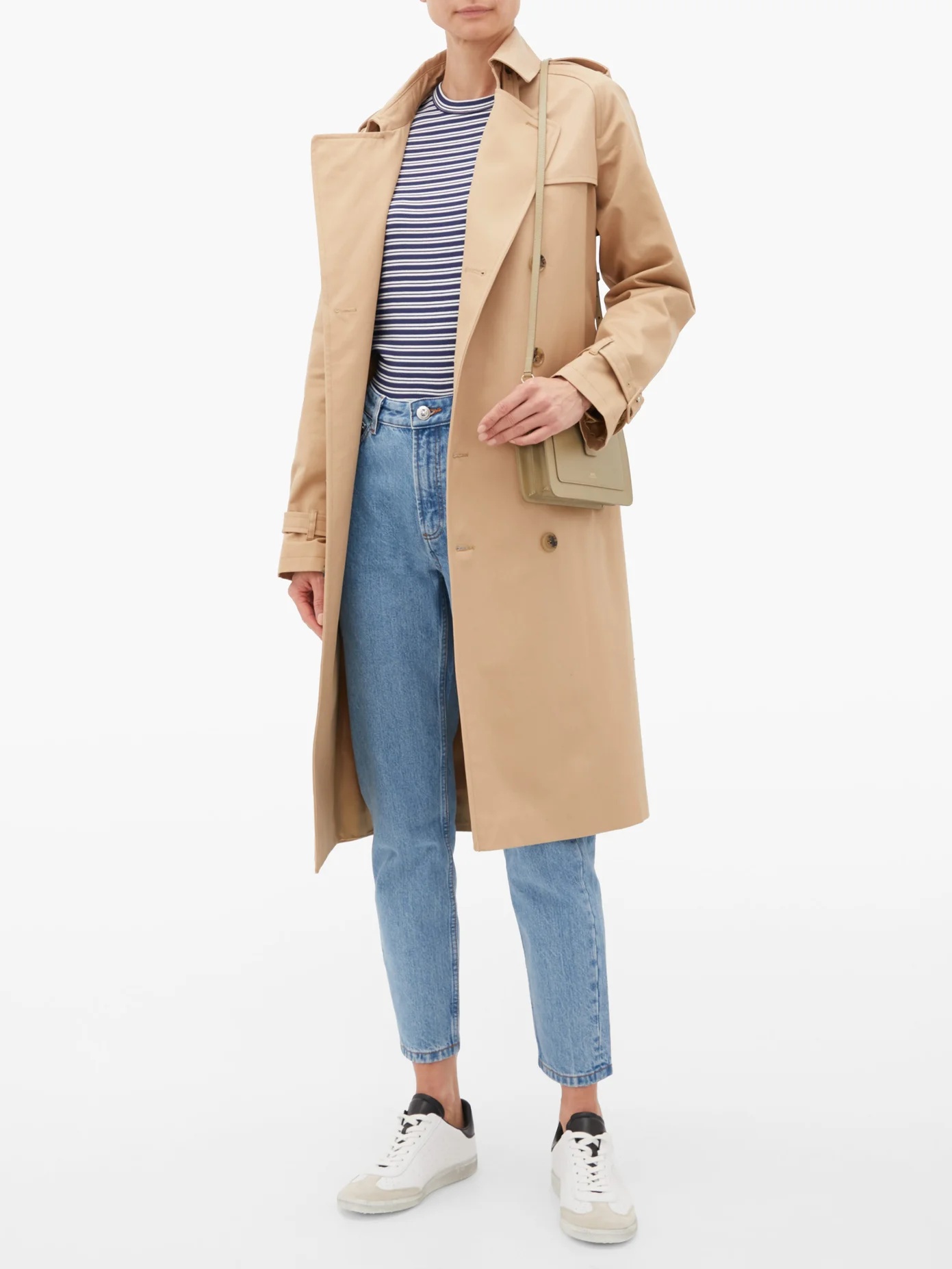 Greta cotton-twill trench coat - 2