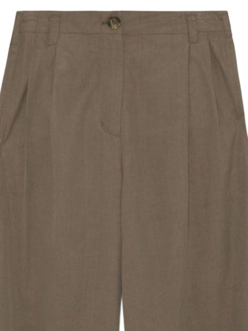 SIMKHAI pleated button-fastening trousers outlook