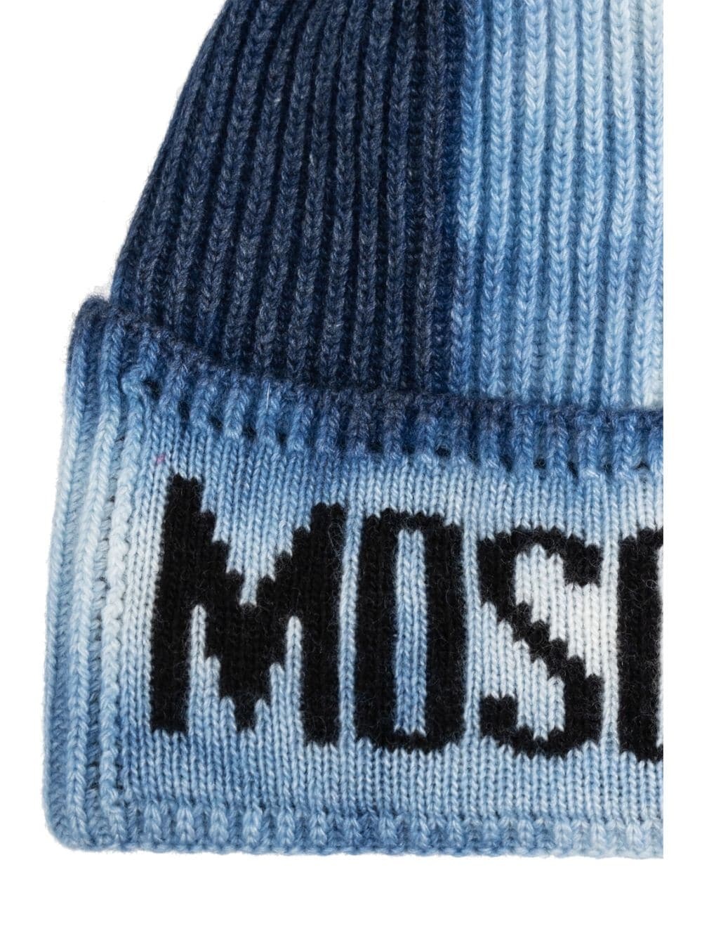 intarsia-logo knit beanie - 3
