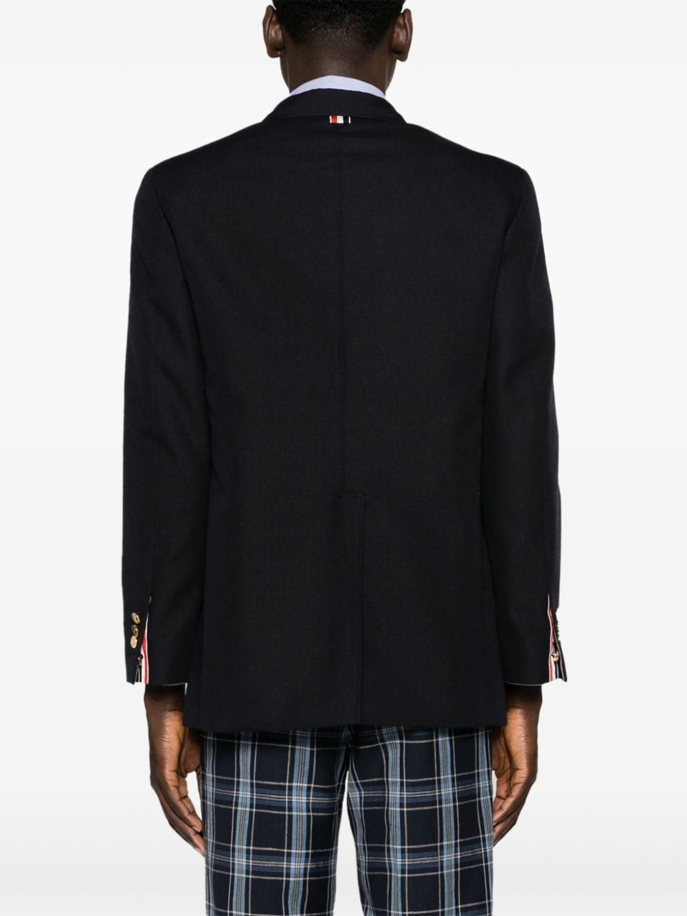single-breasted wool blazer - 4