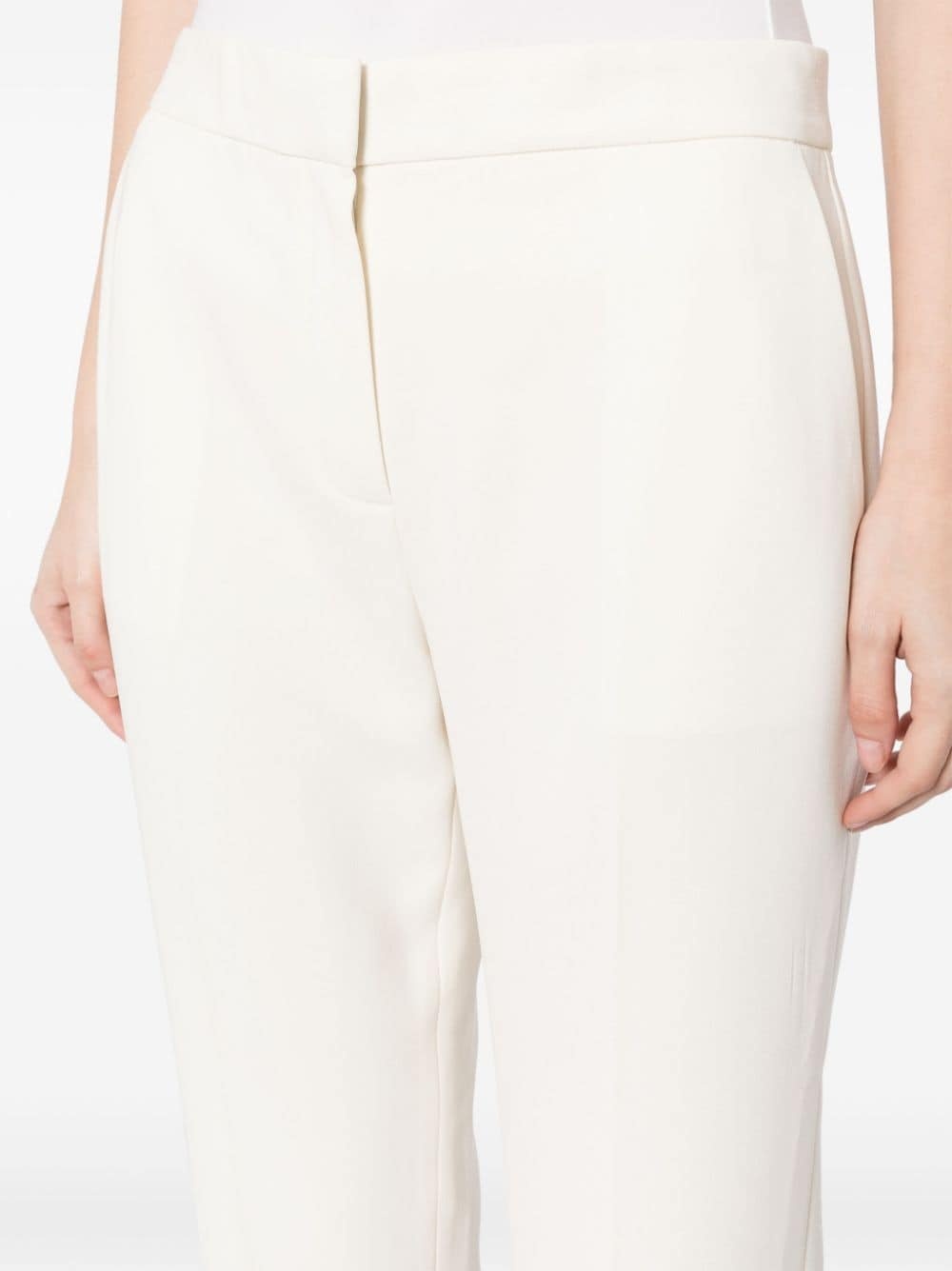 slim-cut tailored trousers - 5