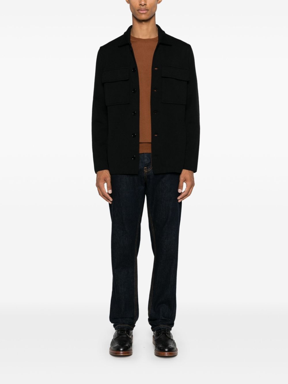 virgin wool cardigan - 2