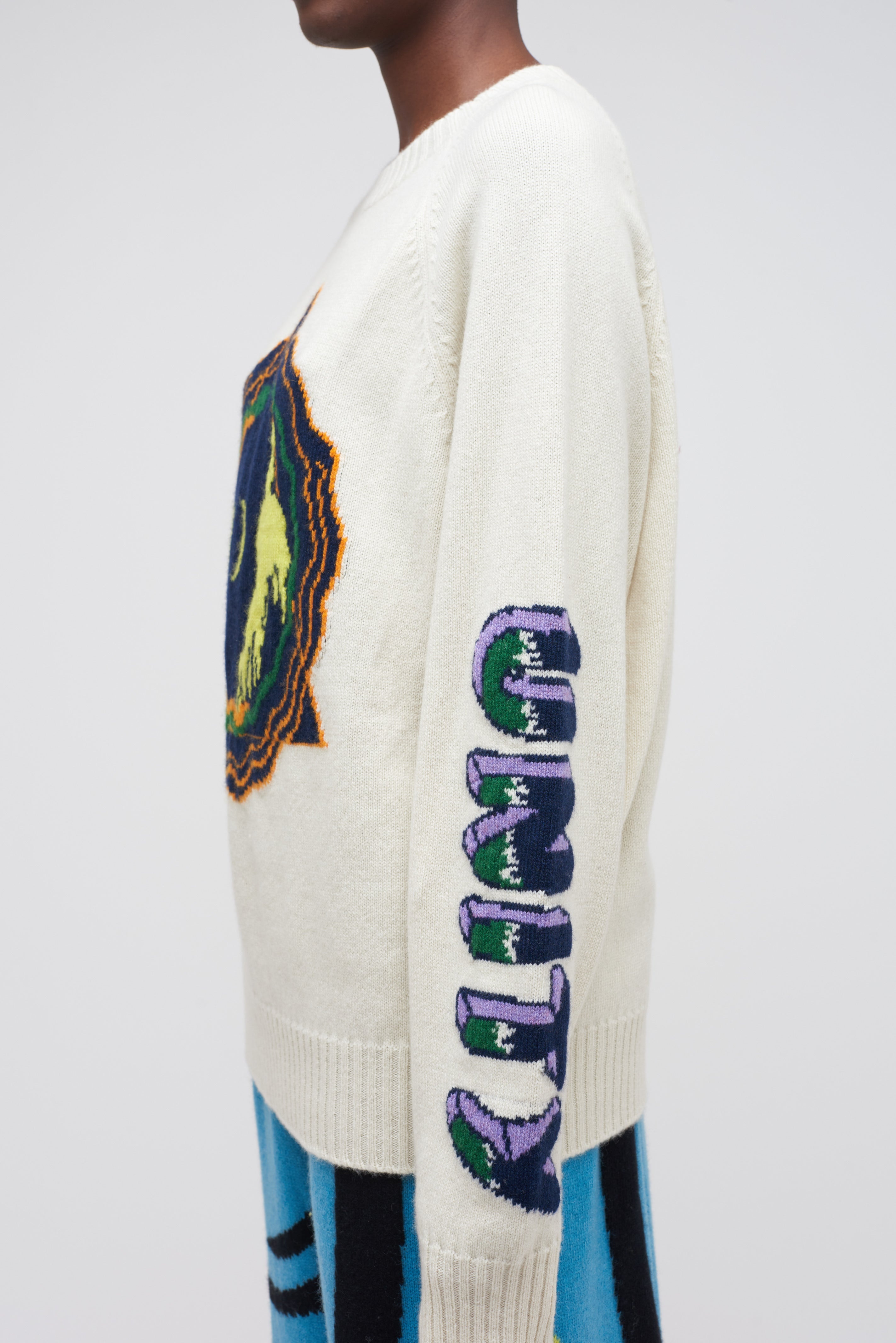 PEACE AND UNITY CASHMERE RAGLAN - 6