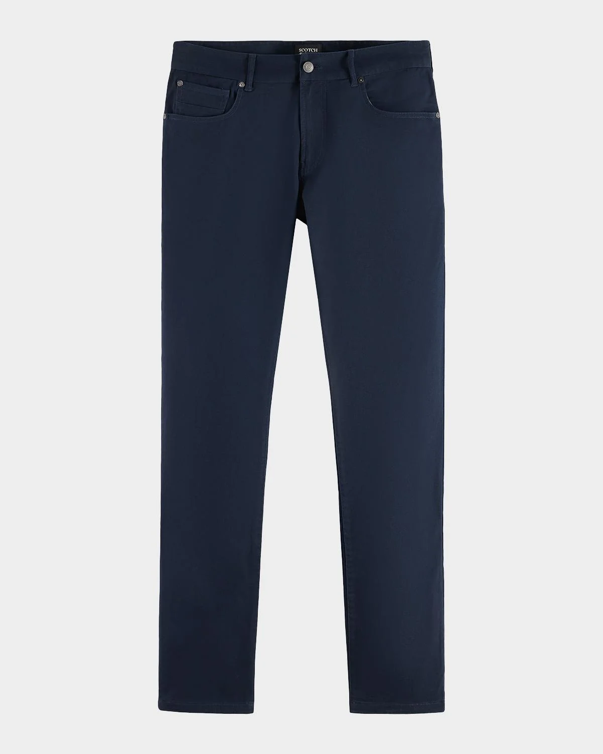 Ralston Cotton Mid-Rise Straight-Leg Jeans - 1