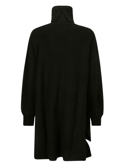 Yohji Yamamoto high-neck knitted dress outlook