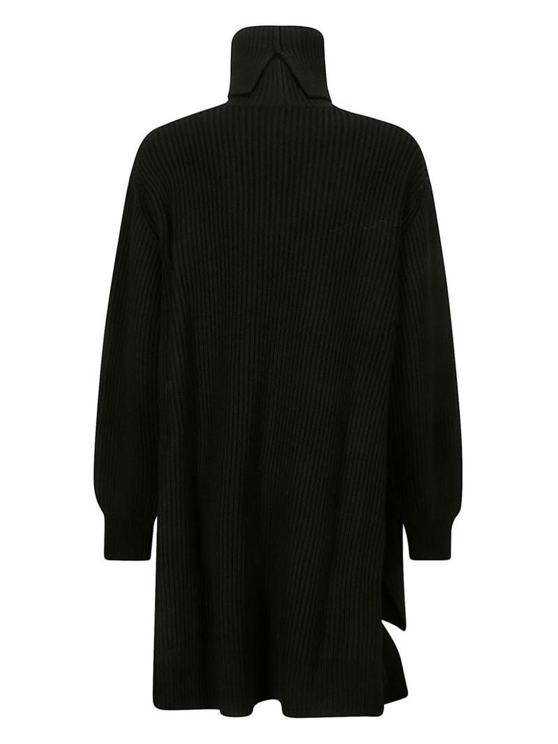 Yohji Yamamoto high-neck knitted dress outlook