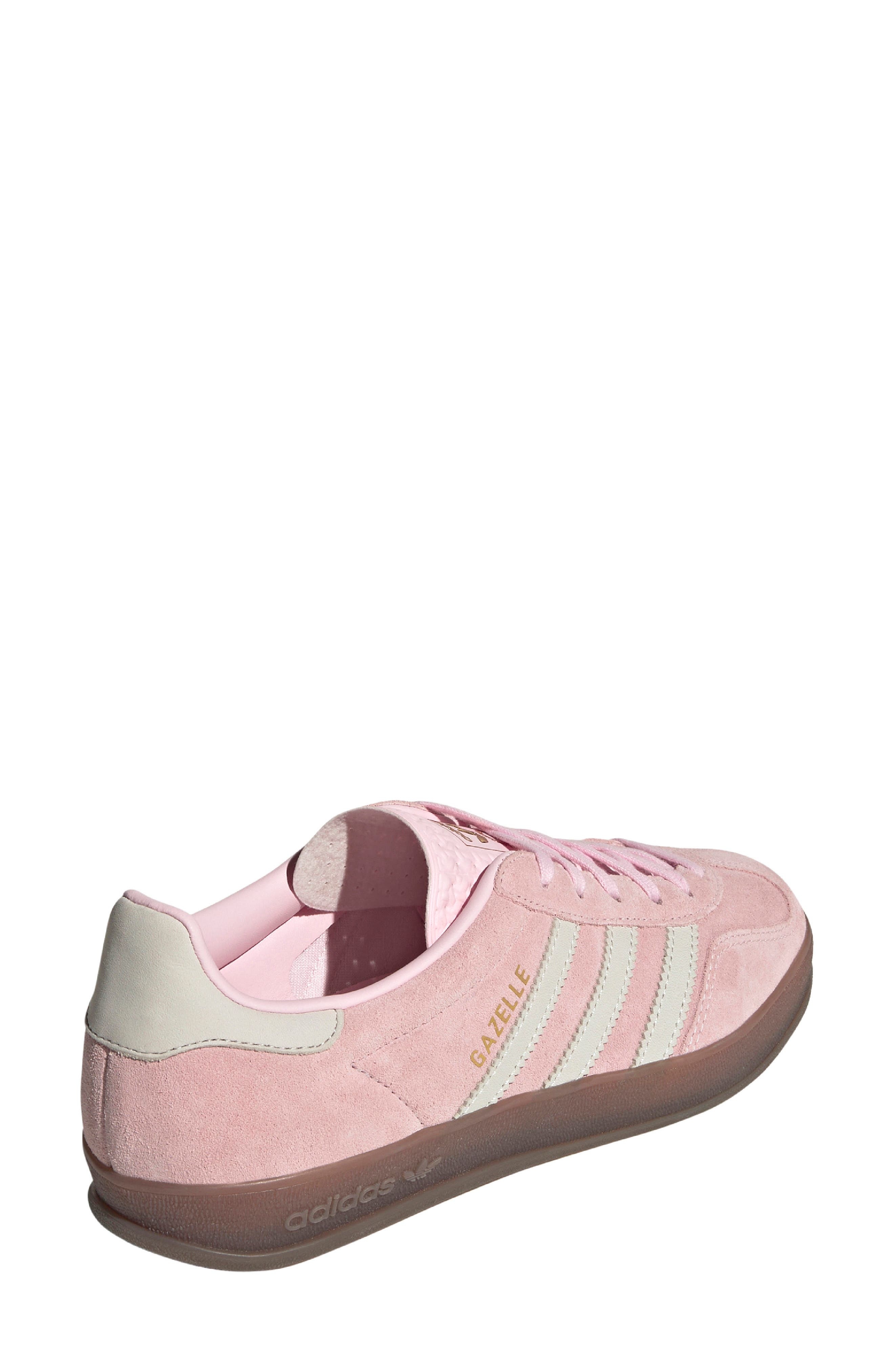 adidas Gazelle Indoor Sneaker in Clear Pink/Off White/Pink at Nordstrom - 2