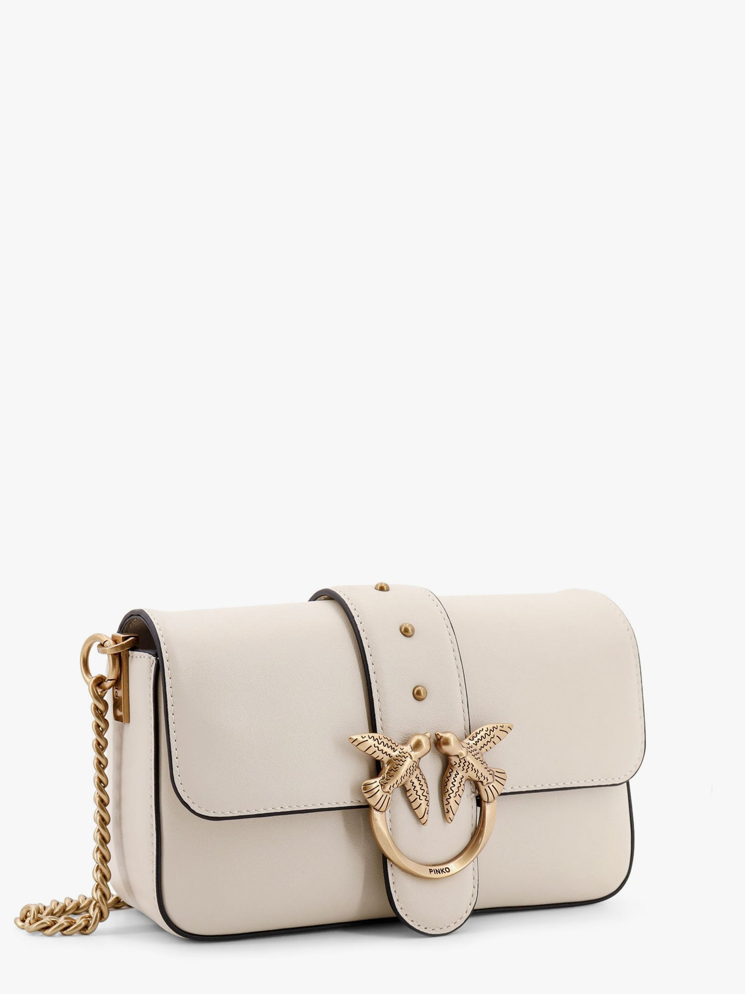Pinko Love One Mini Leather Shoulder Bag - 3