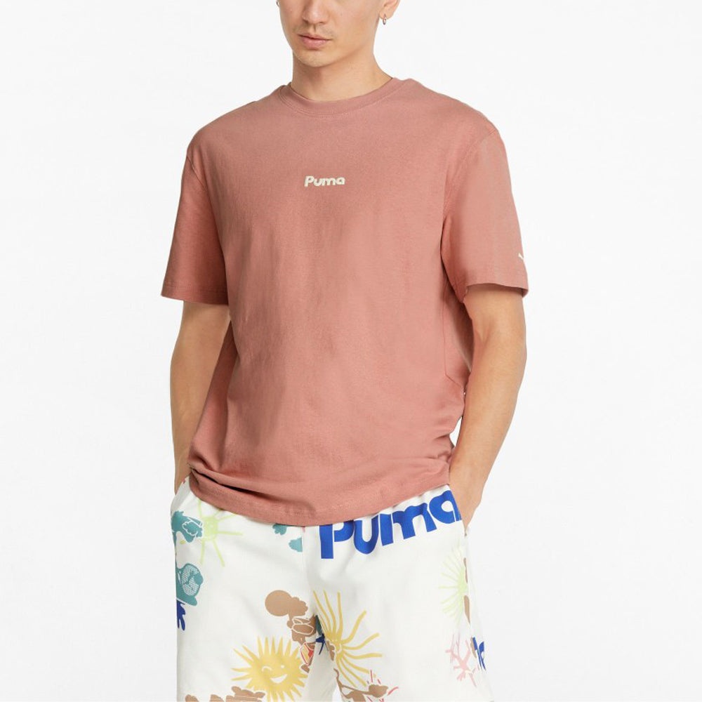 PUMA Adventure Planet Graphic Tee 'Pink' 533485-24 - 4