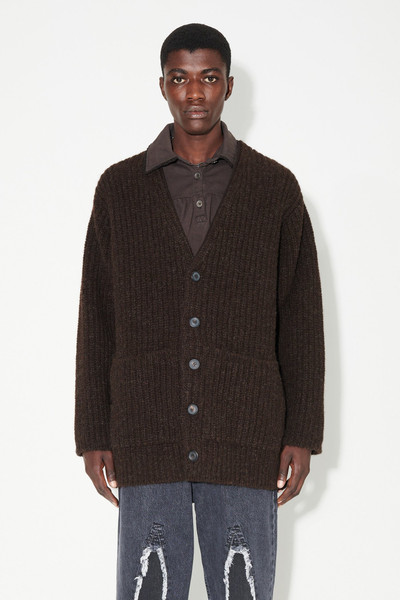 Our Legacy Colossal Cardigan Welsh Black Albion Wool outlook