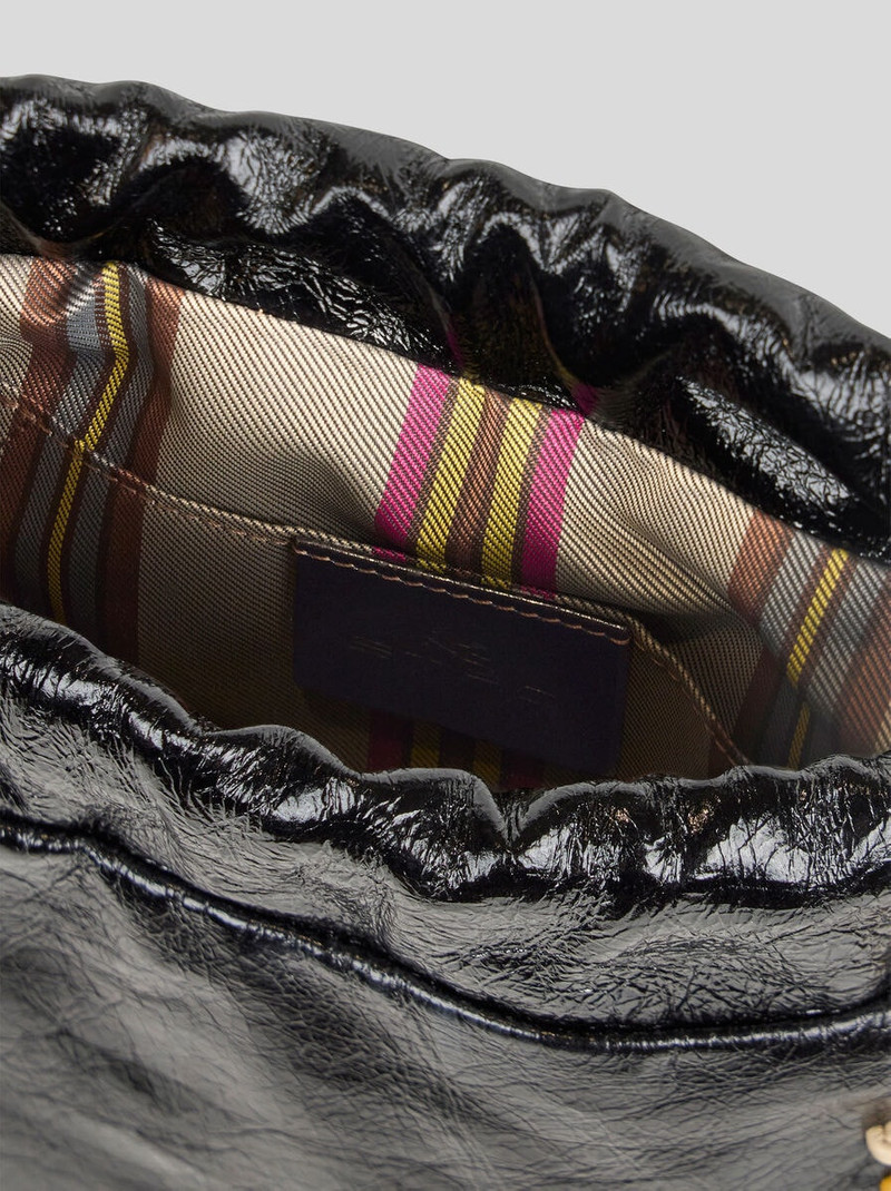 SMALL LEATHER KALISPERA BAG WITH FRINGING 4