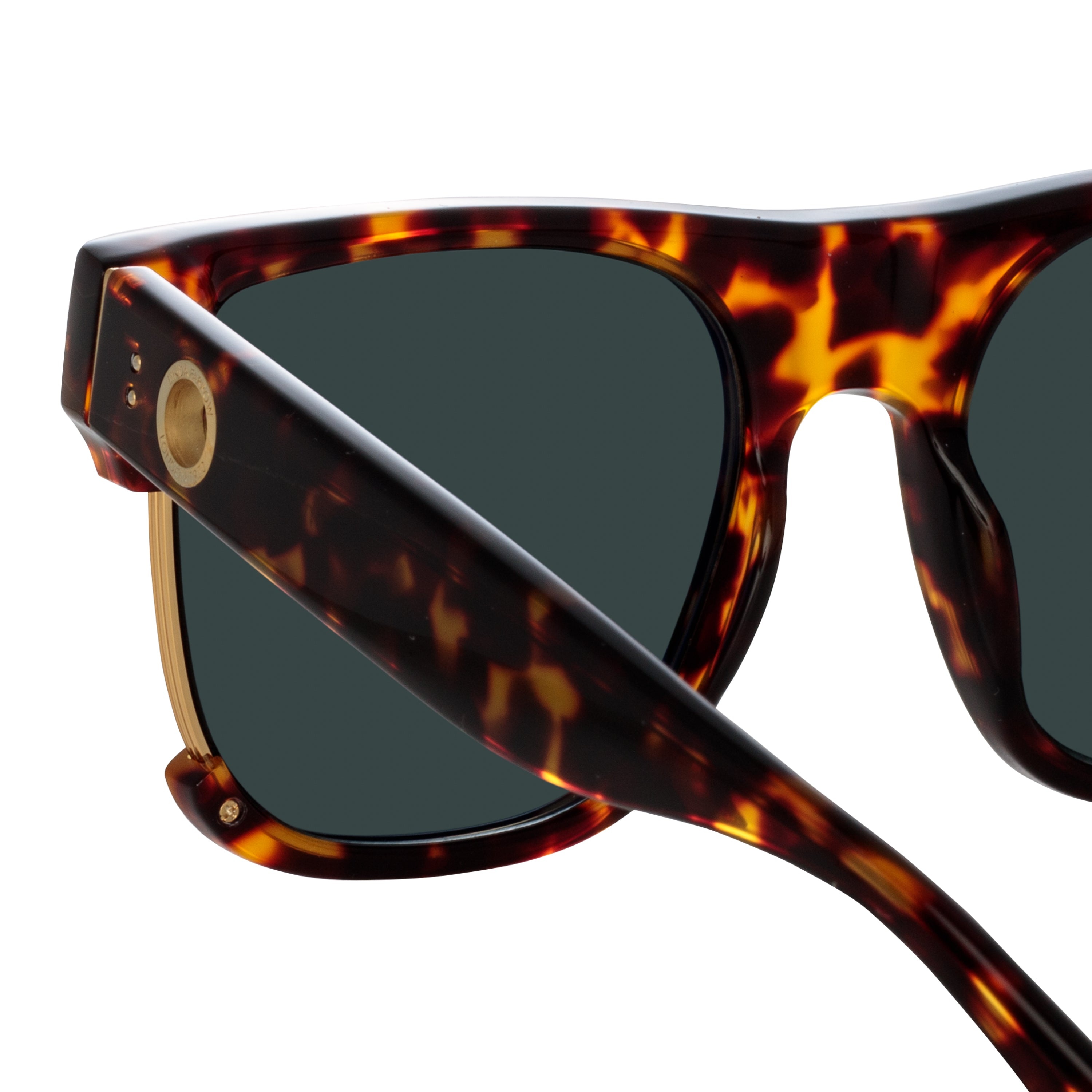 MEN'S LOMAS D-FRAME SUNGLASSES IN TORTOISESHELL - 4