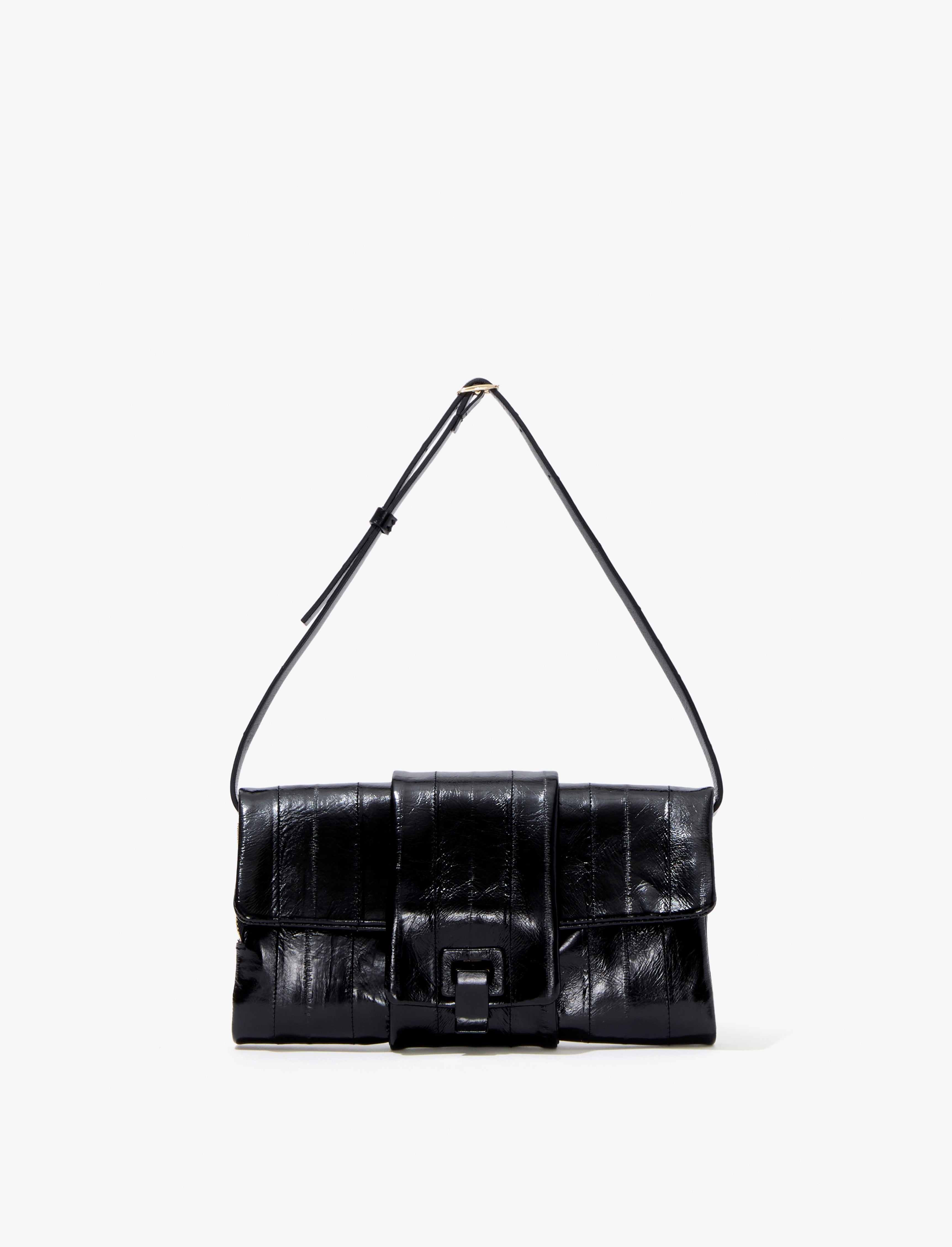 Flip Shoulder Bag in Eel - 1