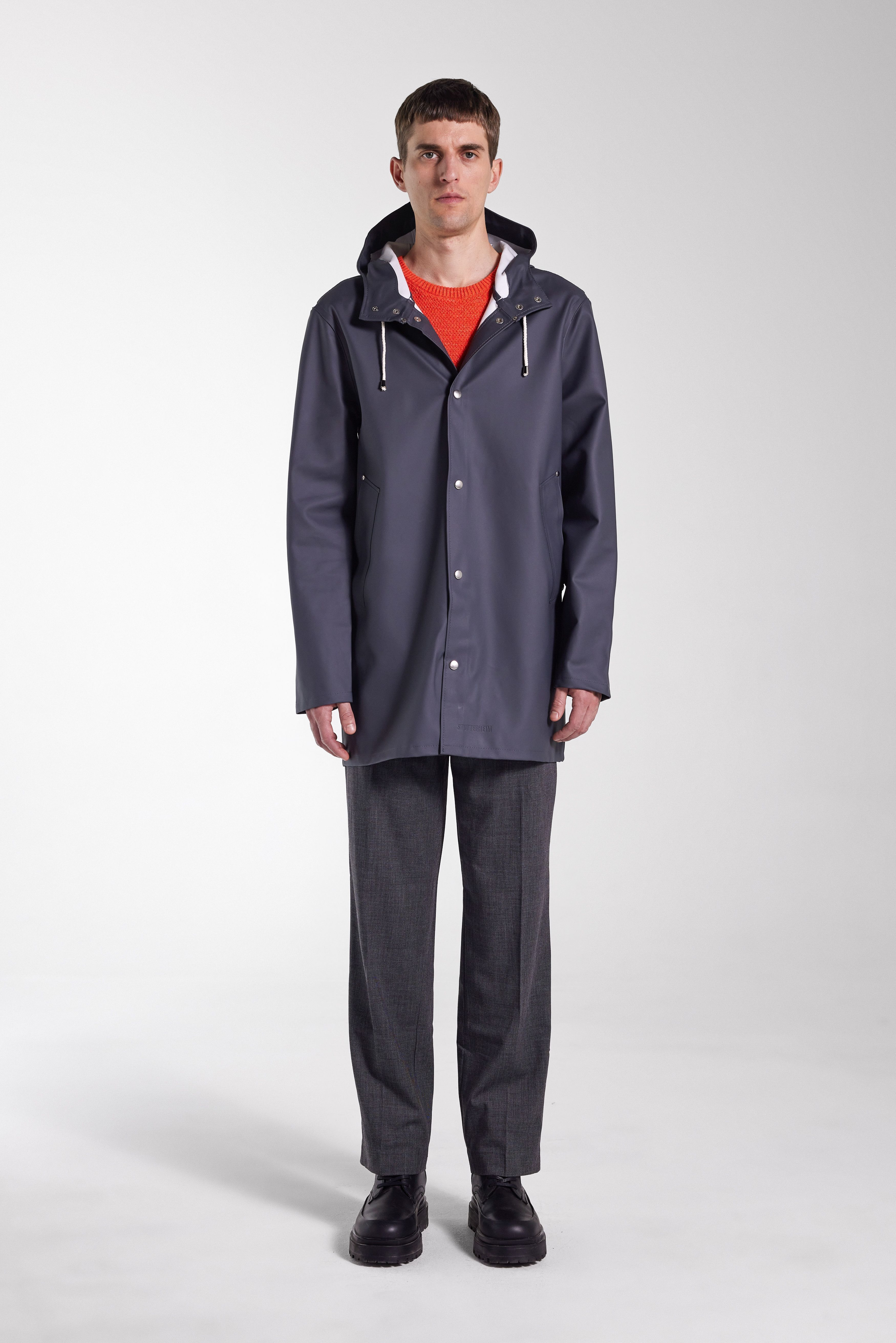 Stockholm Raincoat Charcoal - 2
