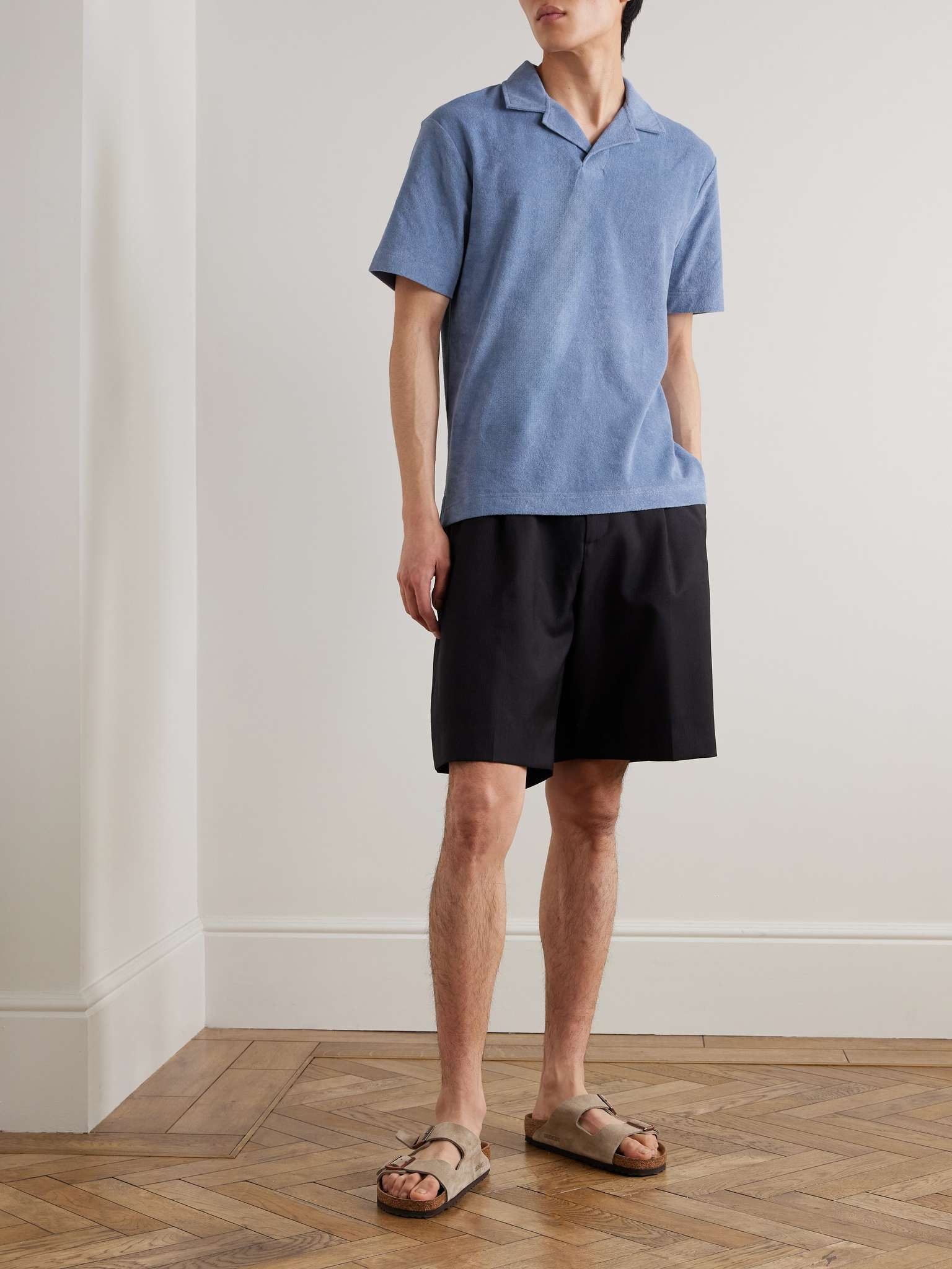 Sea Island Cotton-Terry Polo Shirt - 2
