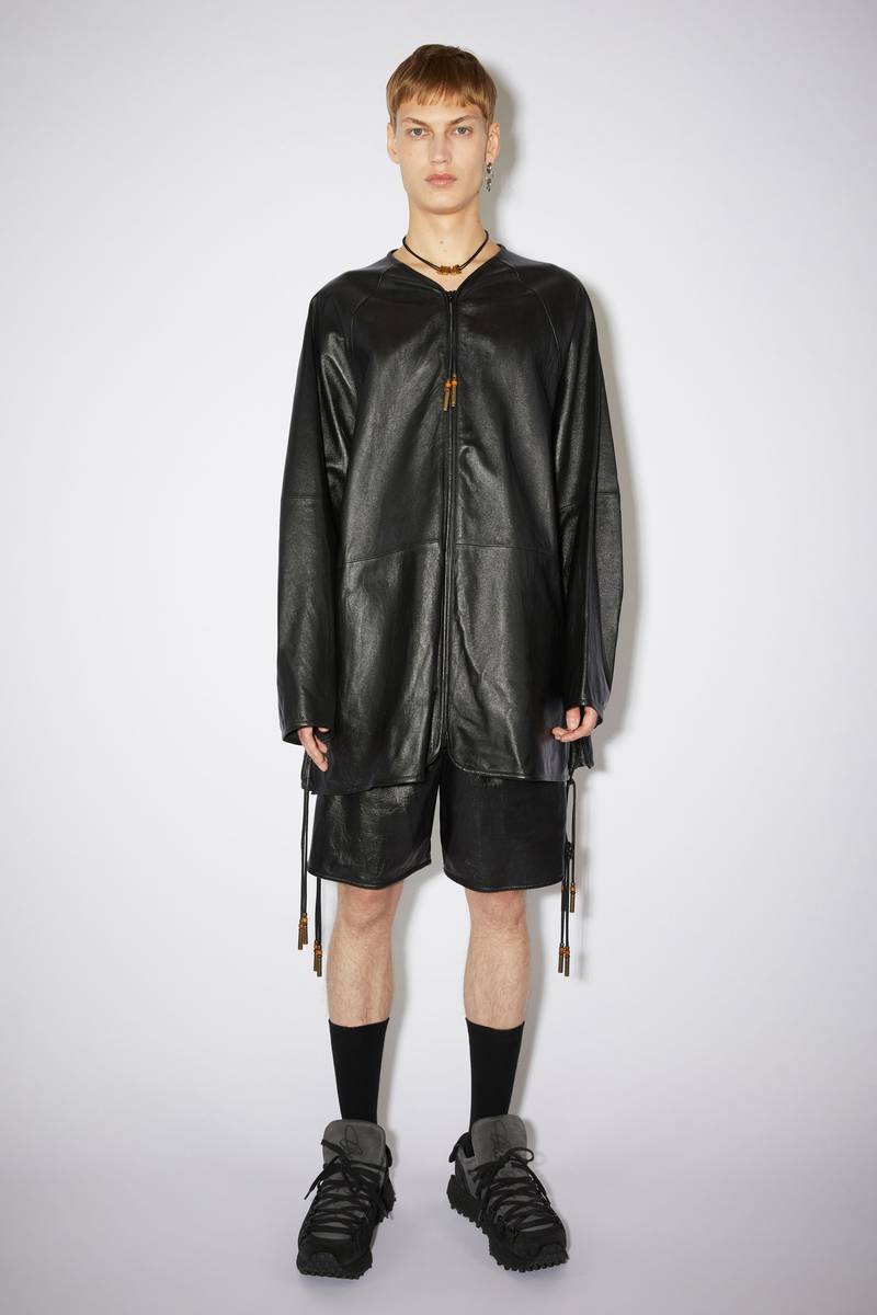 Acne Studios Lace-up sneakers - Grey/black outlook