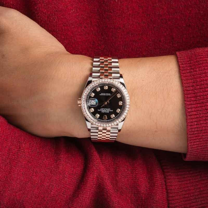 Rolex Datejust 36 Ref 126281 Black Diamond Dial - 5