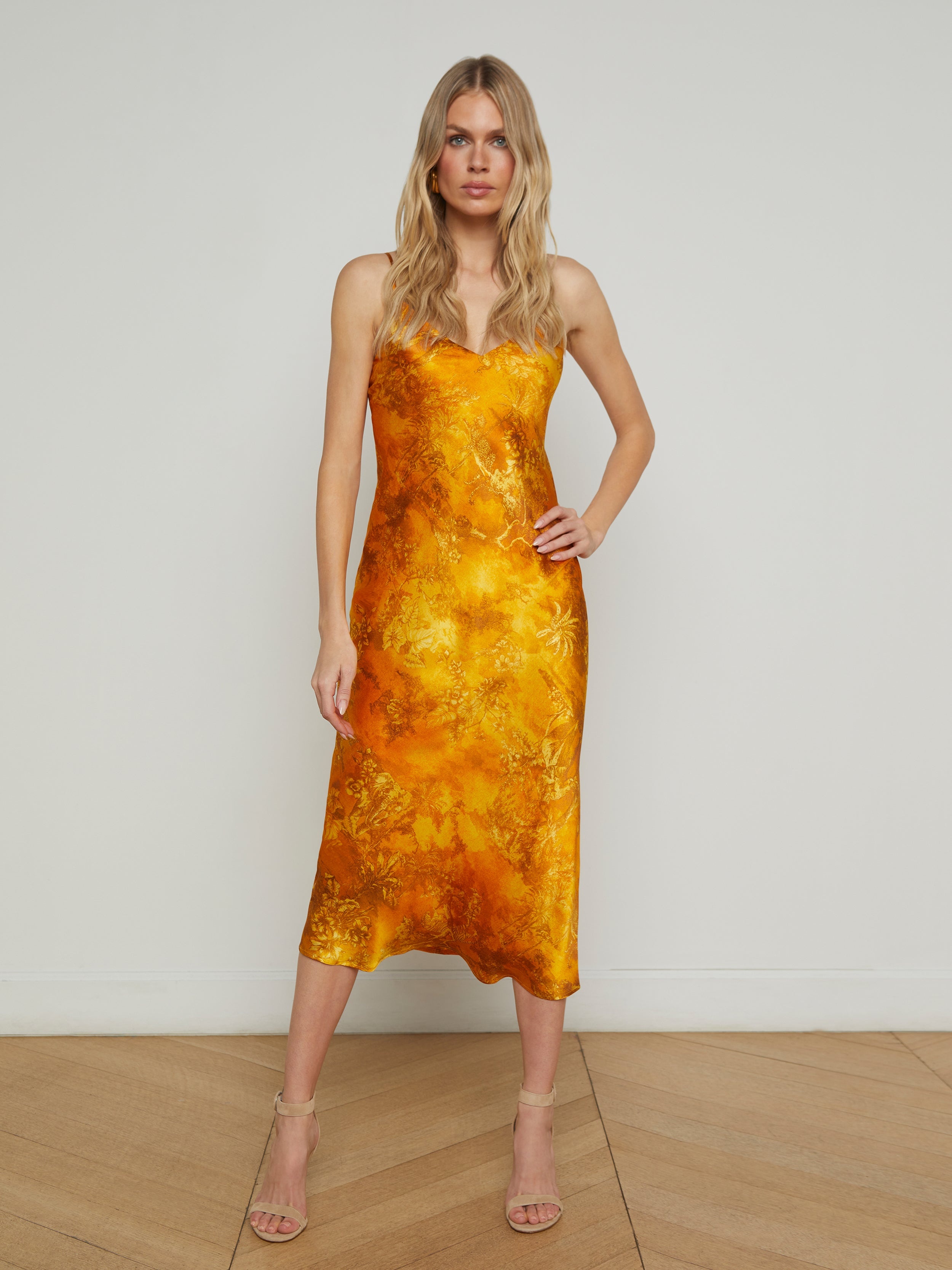 Seridie Silk Slip Dress - 3
