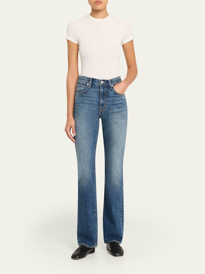 SLVRLAKE Jade High-Rise Slim Bootcut Jeans outlook