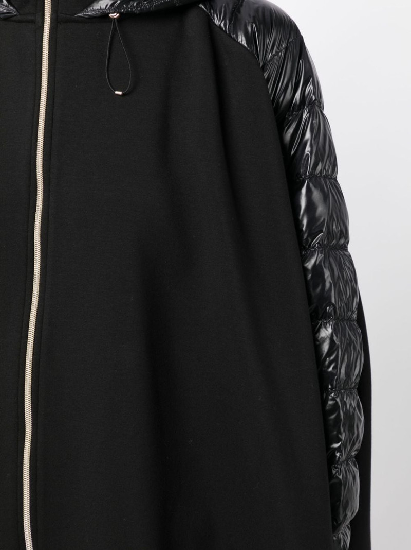 hooded cotton knitted cape 5