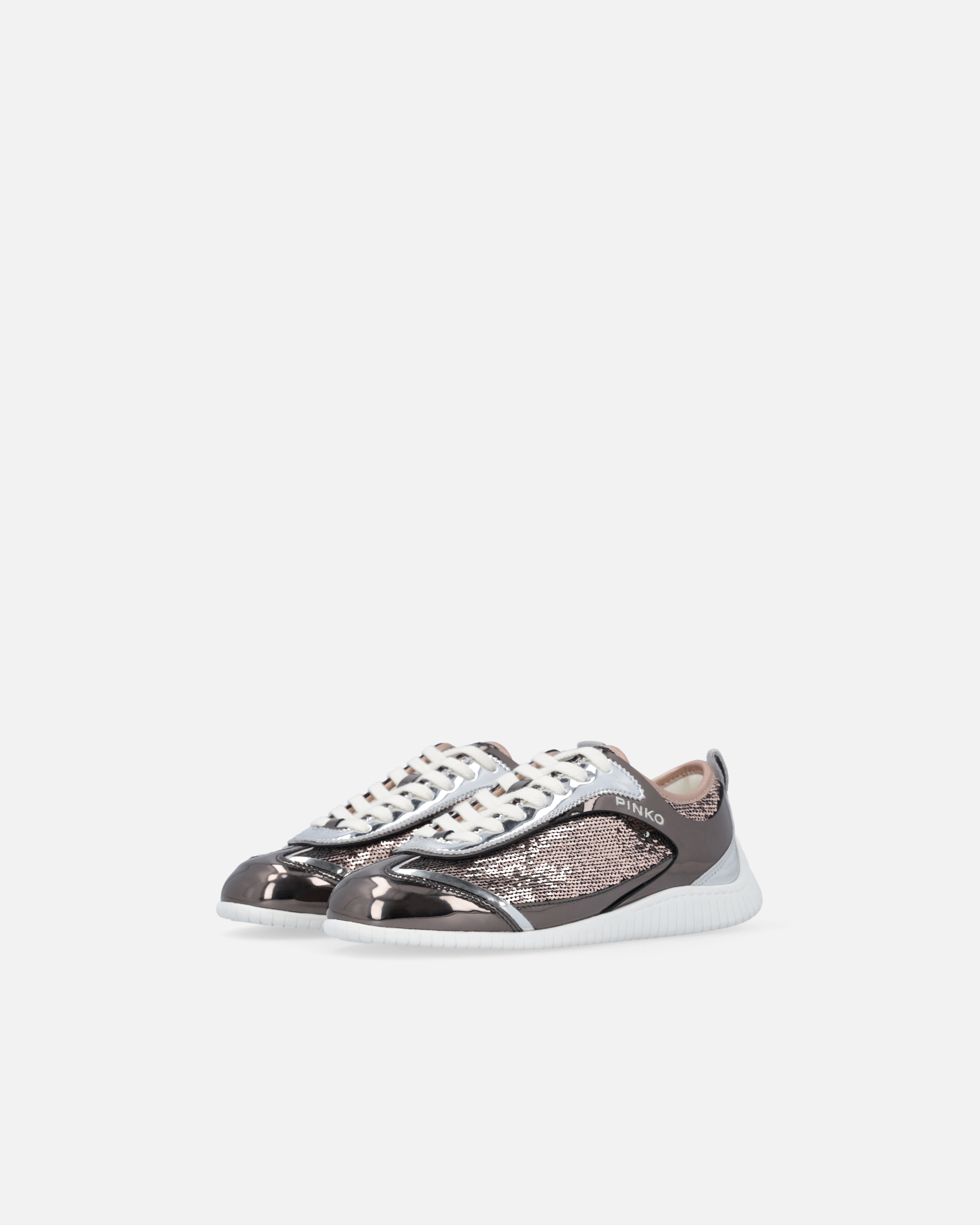 SNEAKERS WITH SEQUINS AND METALLIC INSERTS - 6