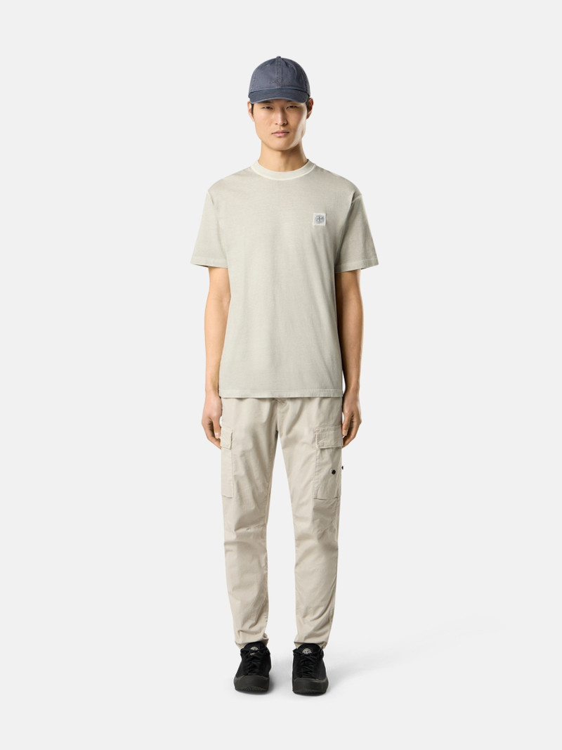 Stone Island 2100026 ORGANIC COTTON JERSEY 'FISSATO' EFFECT outlook