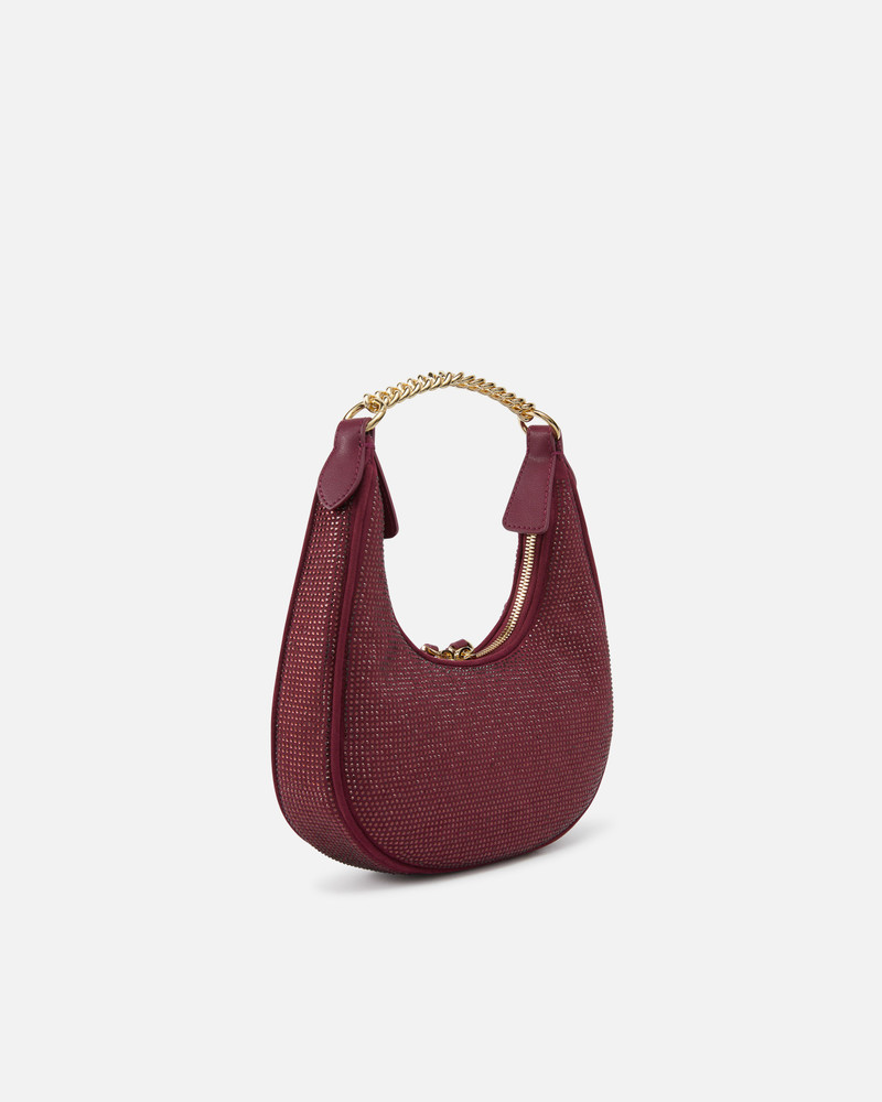PINKO FULLY RHINESTONED MINI BRIOCHE BAG HOBO outlook