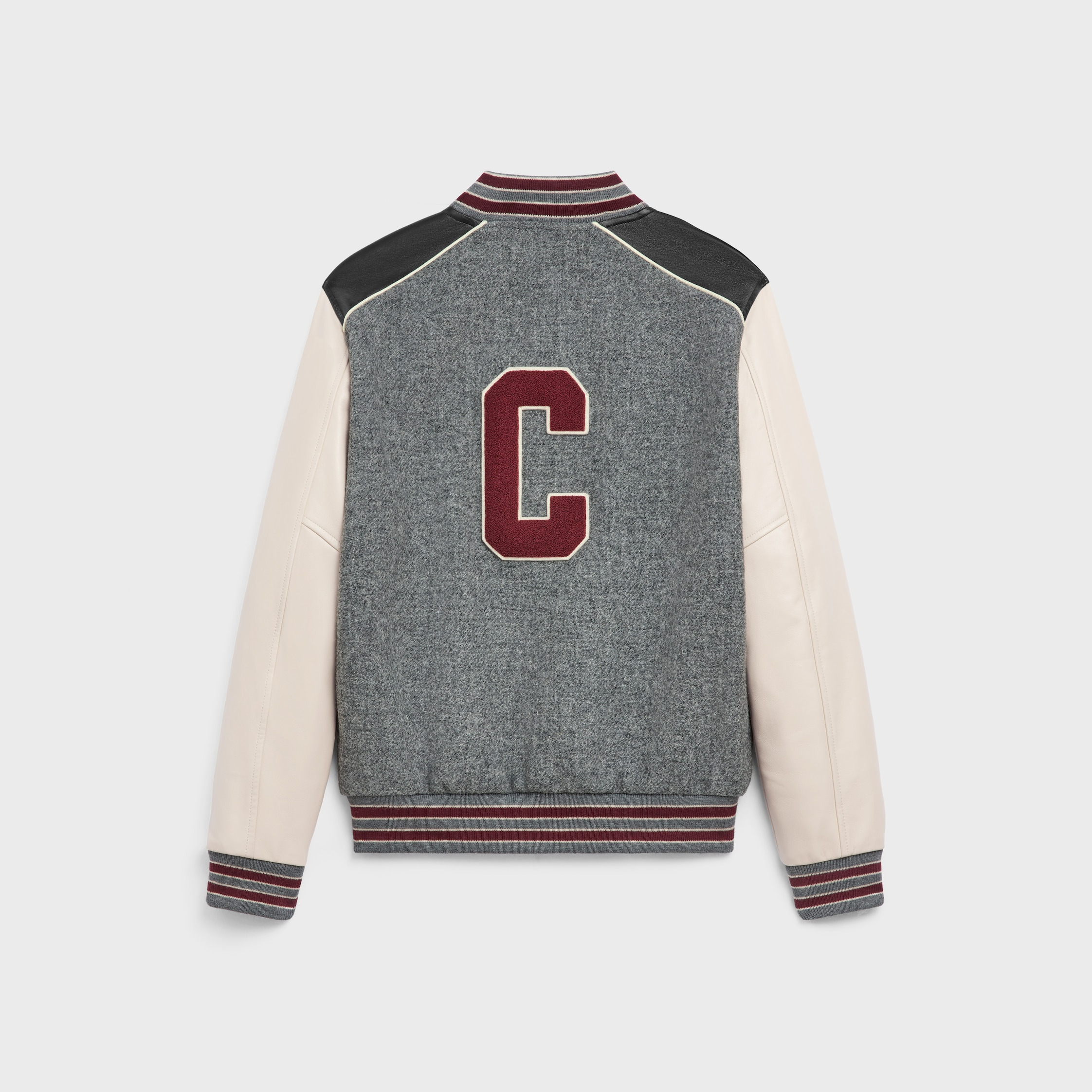 classic teddy jacket in wool tricotine - 2