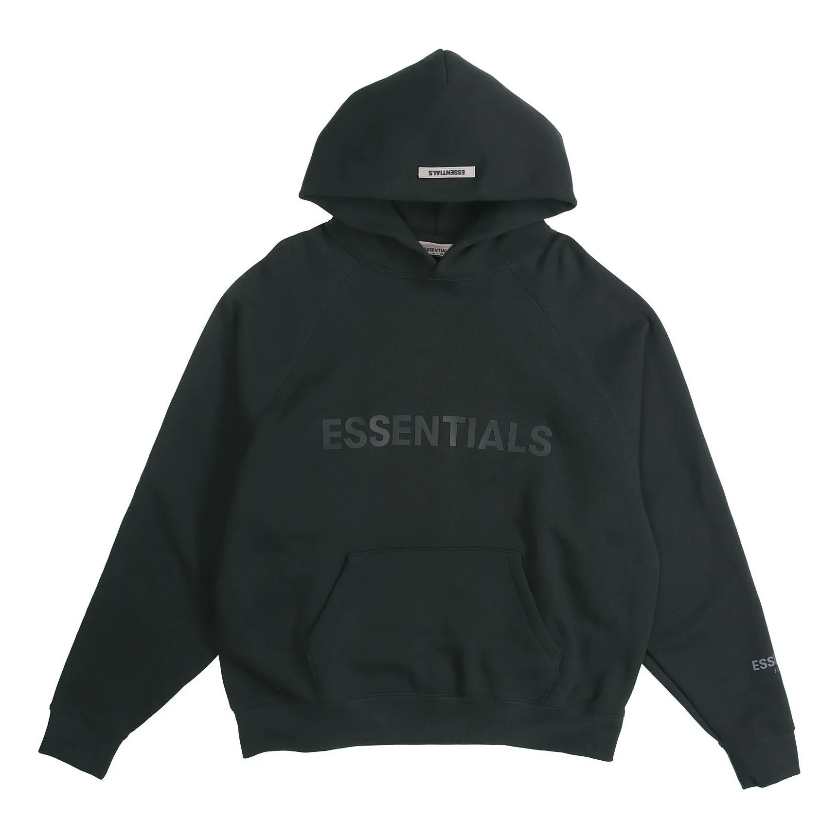 Fear of God Essentials SS20 Logo Hoodie 'Black' FOG-SS20-402 - 1