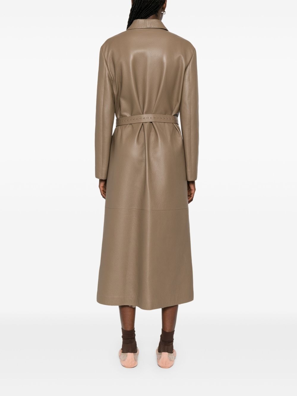 leather coat - 4