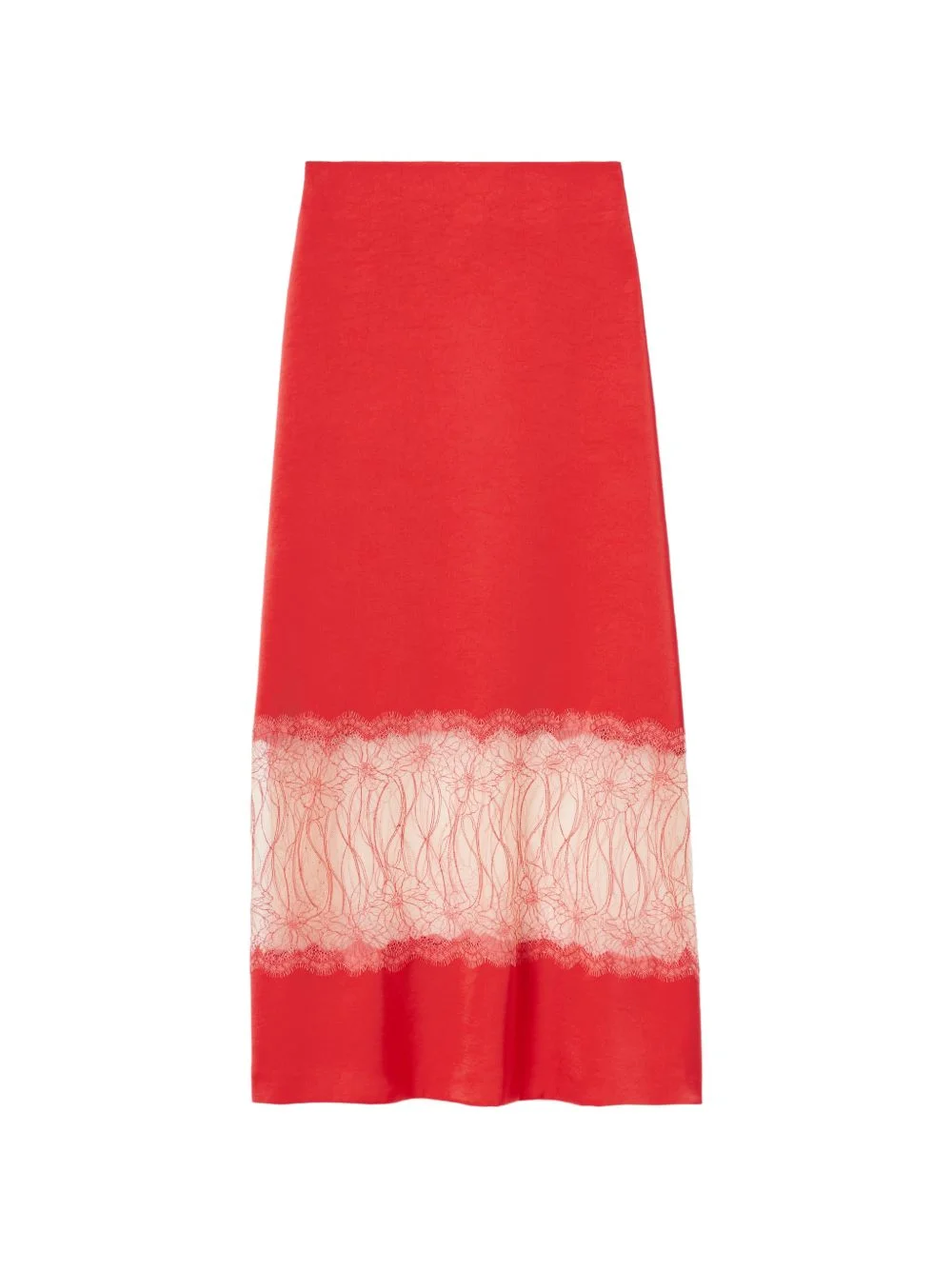 lace A-line skirt - 1