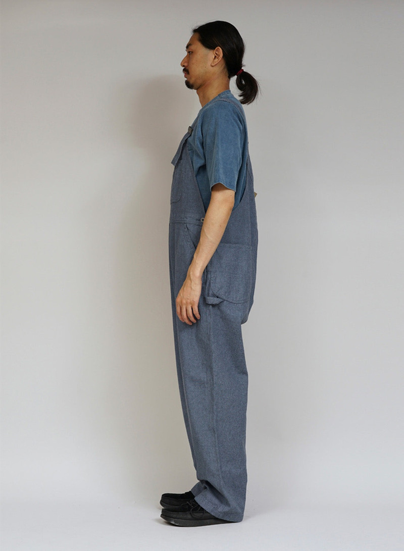 New Dungaree Broken Twill in Washed Blue 3
