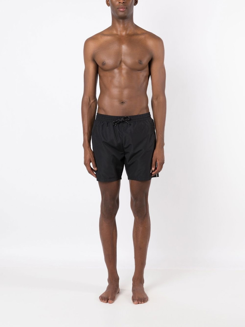 BOSS logo-print swim shorts outlook