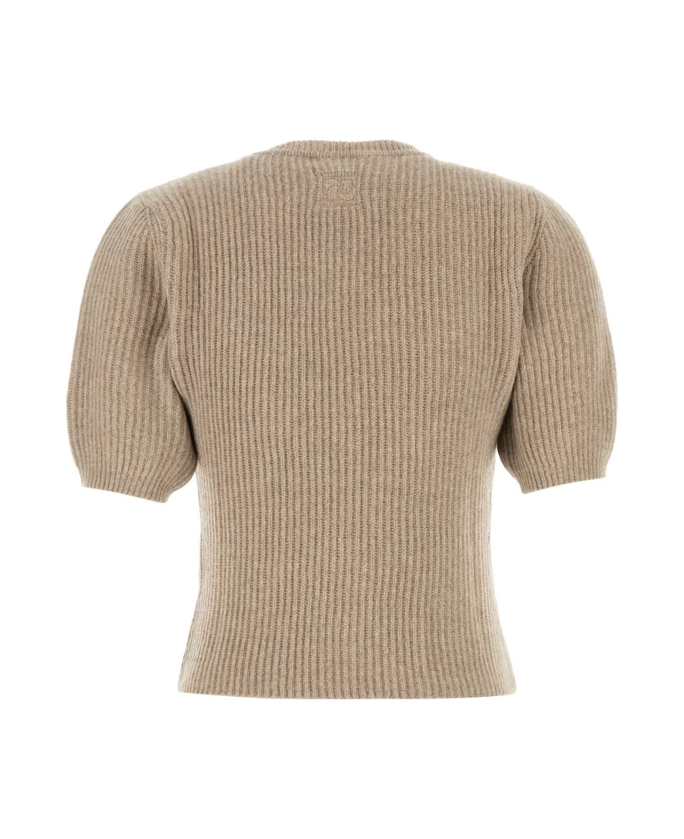 Cappuccino Stretch Cashmere Sweater - 2