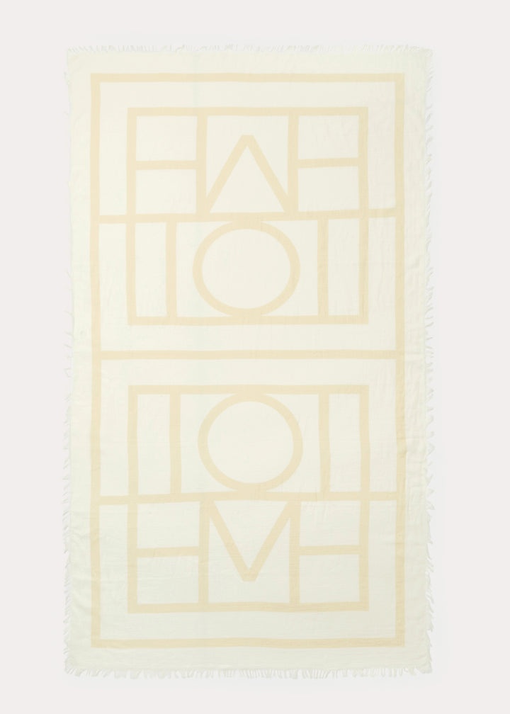Monogram beach sarong sand - 2