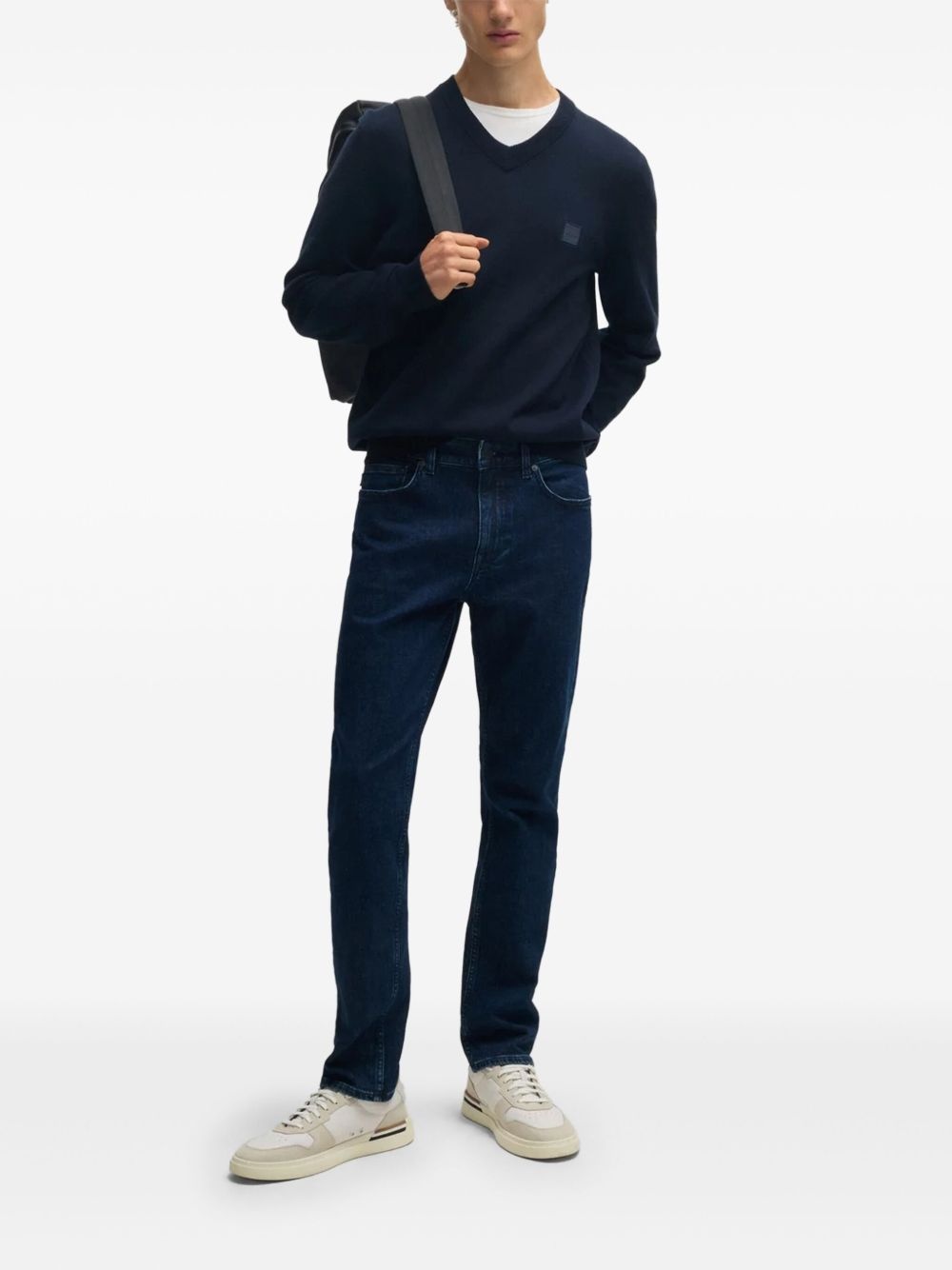 logo-patch jeans - 2