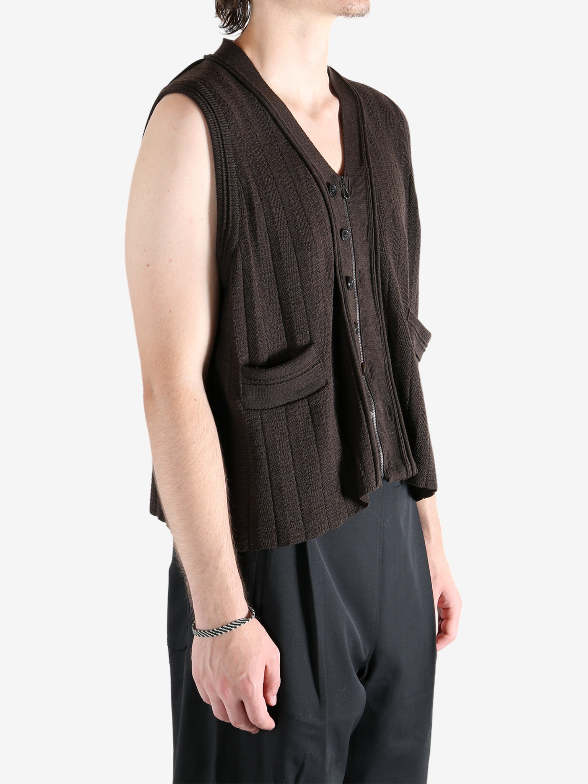 KIKO KOSTADINOV - Men Fitz Knit Vest - 2