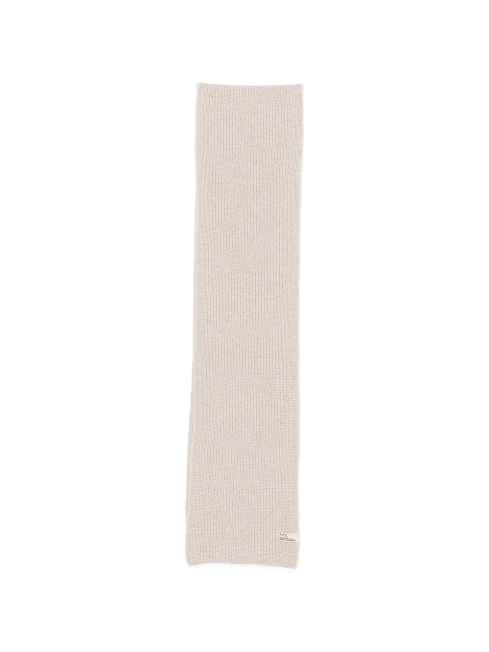 Sasha ribbed-knit scarf - 1