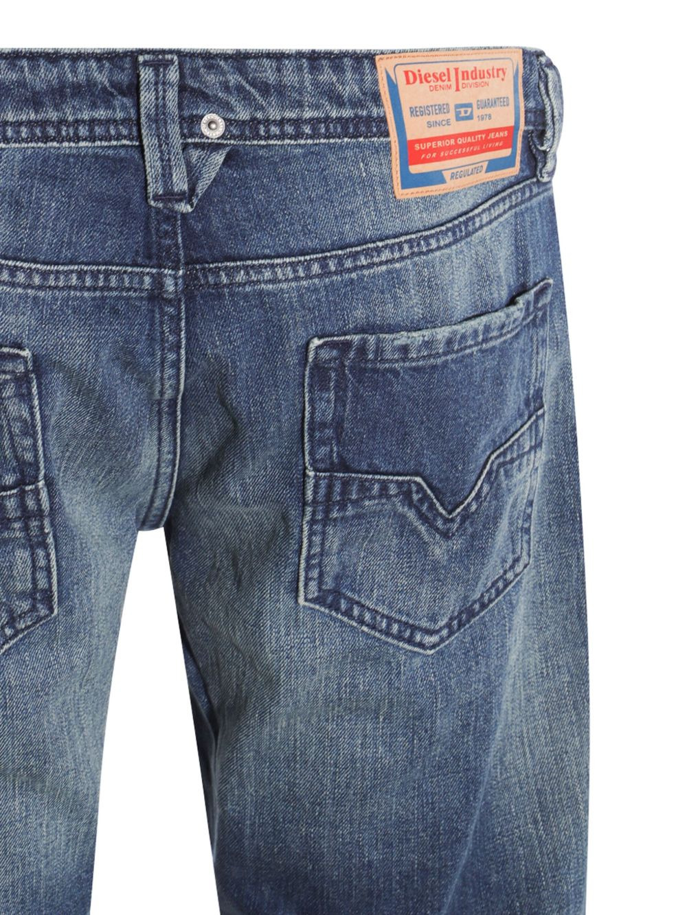 logo-patch jeans - 3