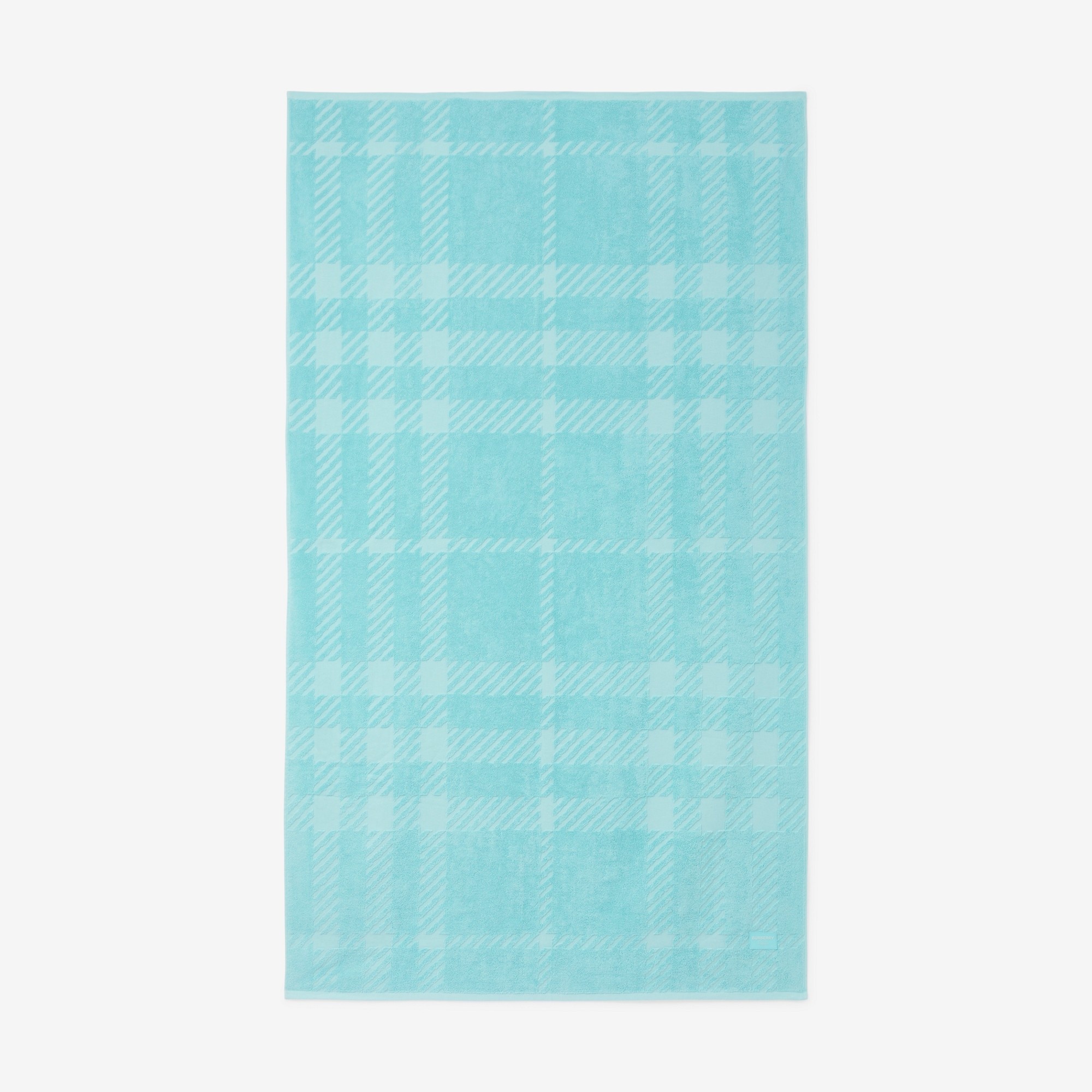 Check Cotton Jacquard Towel - 1