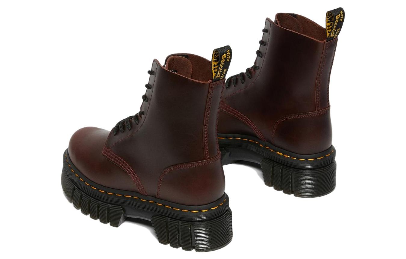 Dr. Martens Audrick Brando Leather Platform Lace Up Boots 'Brown' 27818211 - 5