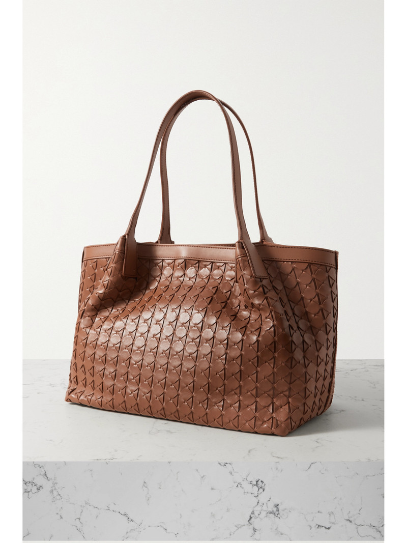 Secret Small Woven Leather Tote 3