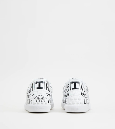 Tod's TOD'S TABS SNEAKERS IN LEATHER - WHITE outlook