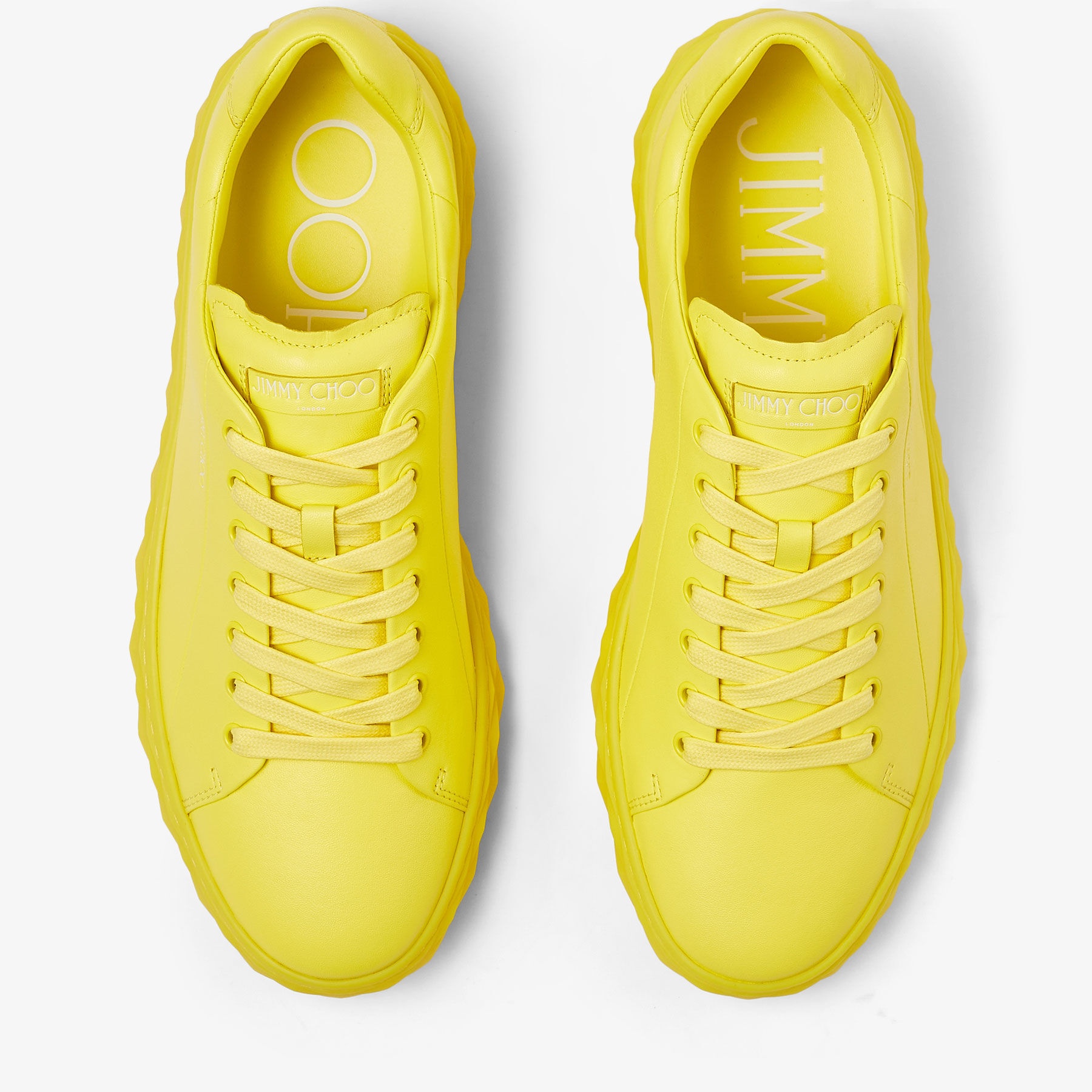 Diamond Light/M
Soft Yellow Nappa Leather Low-Top Trainers - 8