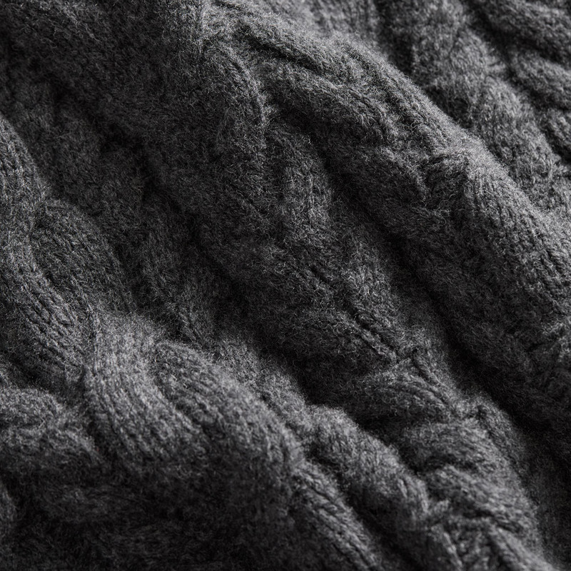 Oversized Hoodie in Felted Wool-Cashmere 6