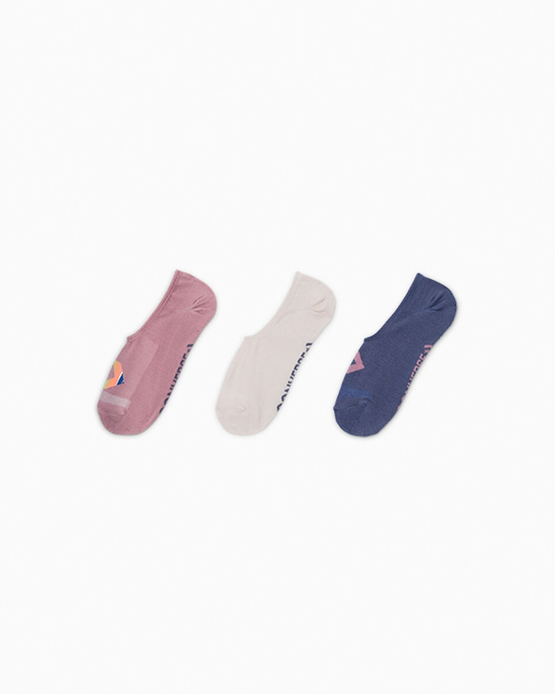 3-Pack Iridescent No-Show Socks 1