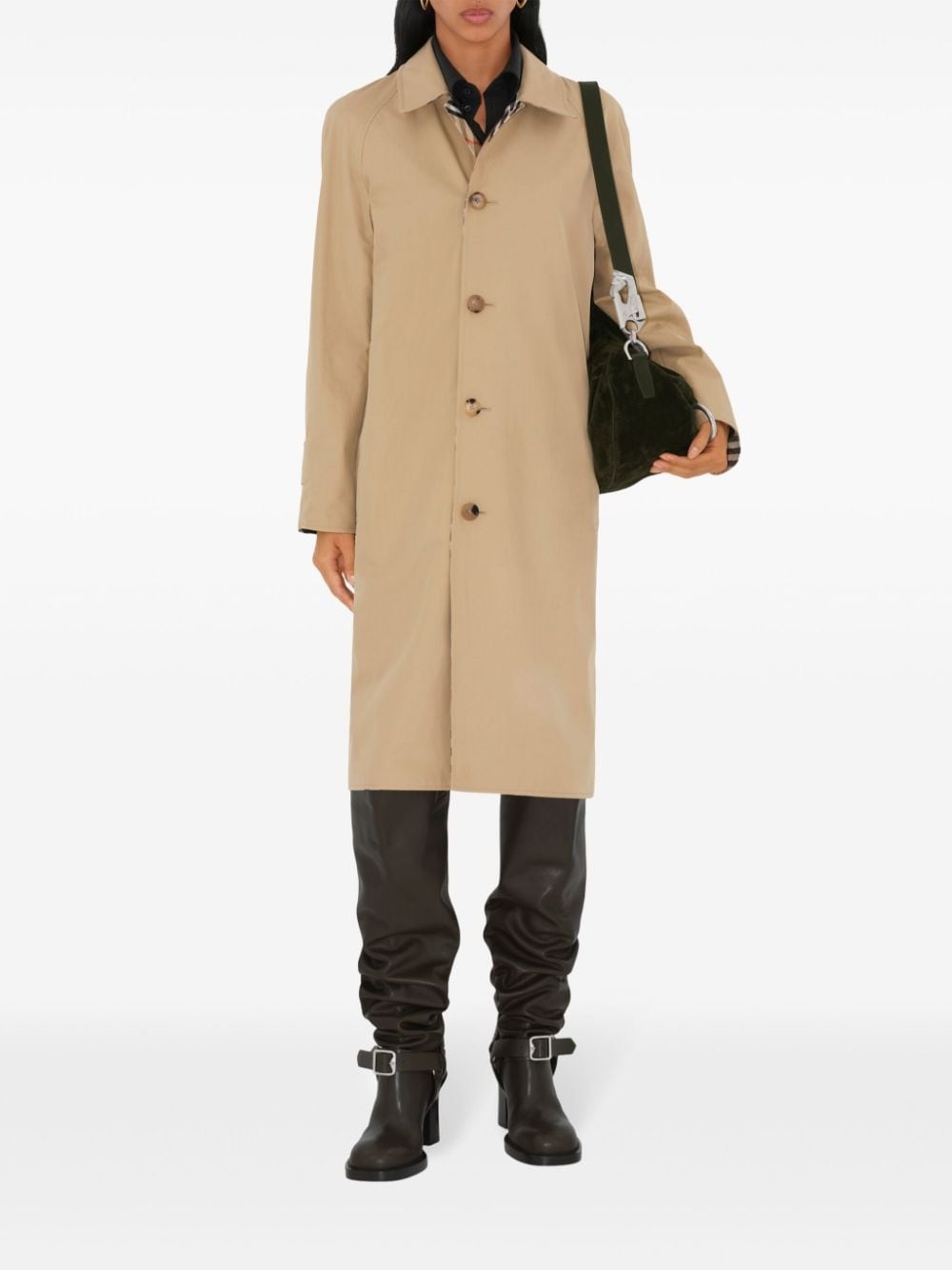 BURBERRY｜COATS ( Reversible Long Gabardine Car Coat (80 1E9CDEF2-FC4F-4962-9C48-