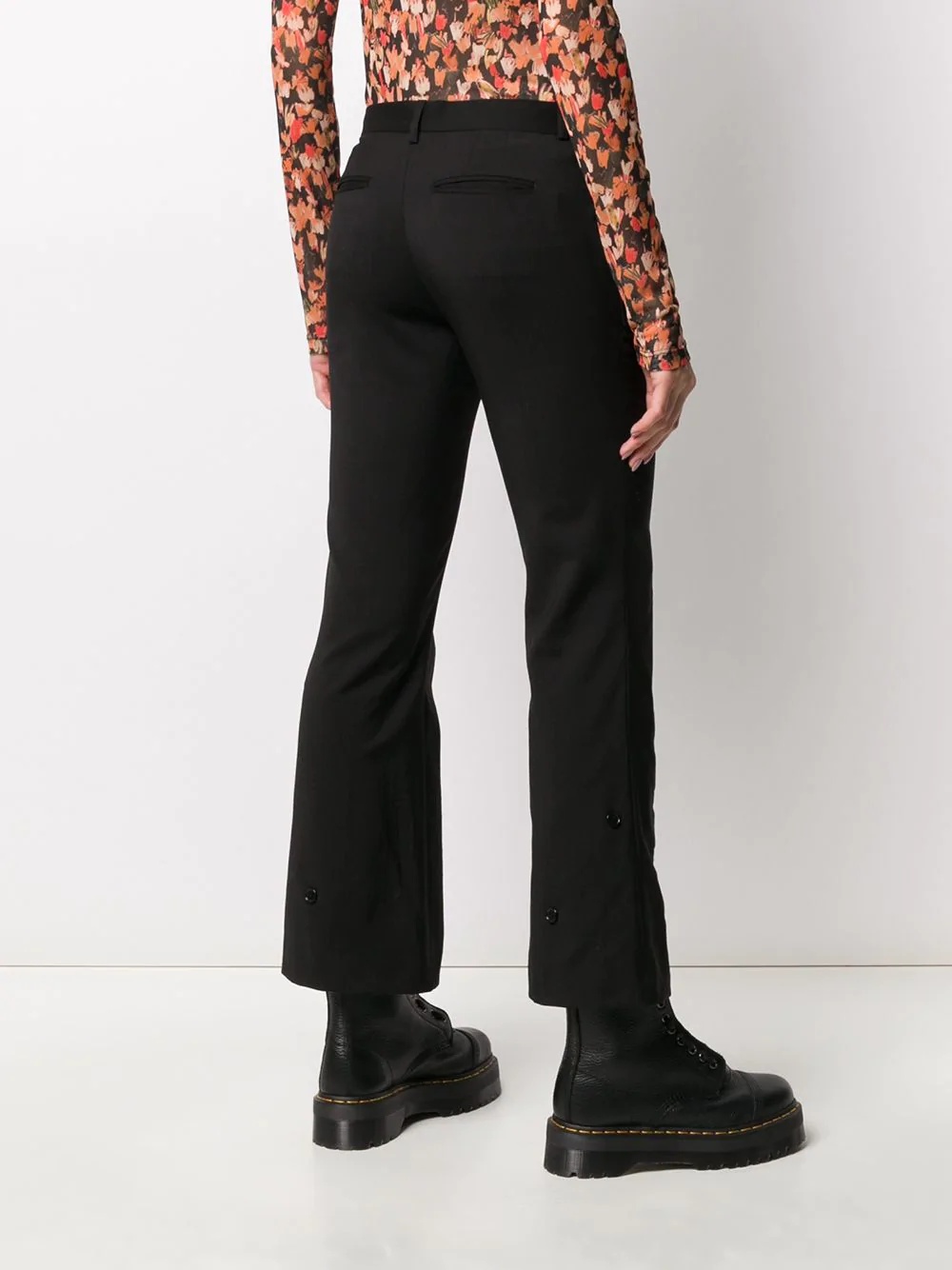 x Austyn The Birds We Shoot button flare trousers - 4